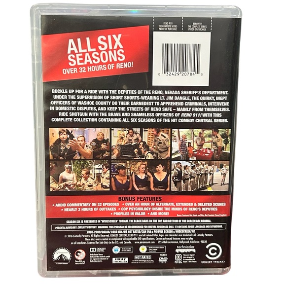 Comedy Central Tv Show Reno 911 you dream about the Complete Series DVD Set - Picture 6 of 6